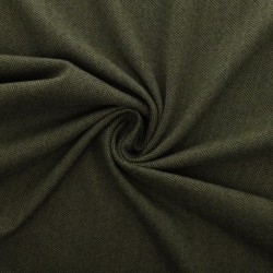 Tissu Jersey Lainage Motif Chevrons Sapin
