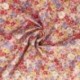 Tissu Popeline Imprimée Fleur Multico