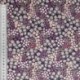 Tissu Popeline Imprimée Fleur Coloris Violet