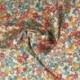 Tissu Popeline Imprimée Fleurs Multicolores