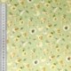 Tissu Popeline Imprimée Feuille Fond Vert