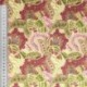 Tissu Popeline Imprimée Paisley Violet