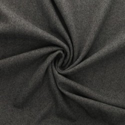 Tissu Jersey Lainage Motif Chevrons Ardoise