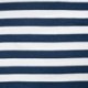 Tissu Pico Terry Rayures Bleu Marine 