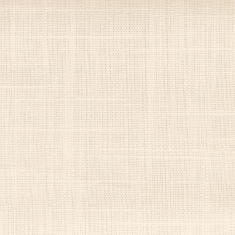 Tissu Viscose Lin Uni Blanc 