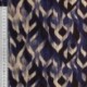 Tissu Popeline de Viscose Imprimé Digital Bleu 