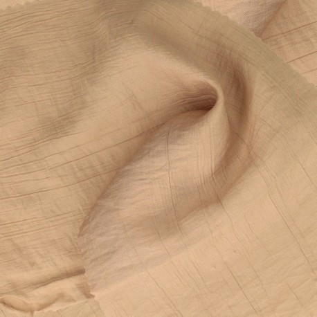 Tissu Uni Beige 