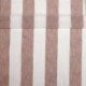 Tissu Etamine Rayée Gamma Terracotta
