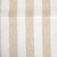 Tissu Etamine Rayée Gamma Ocre 