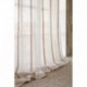 Tissu Etamine Rayée Montego Terracotta