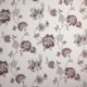 Tissu Jacquard Mina Floral Bordeaux 