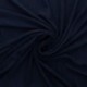 Tissu Jersey Côtelé Uni Bleu Marine