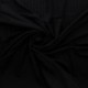 Tissu Jersey Côtelé Uni Noir 
