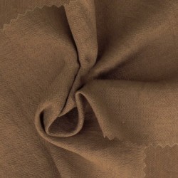 Tissu CrêpeViscose Uni Chocolat