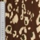 Tissu Viscose Imprimé Chocolat 