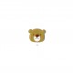 Tete animal simili cuir - Ourson