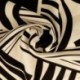 Tissu Viscose Imprimé Noir