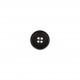 Bouton plastique 4 trous Gris anthracite - 20mm
