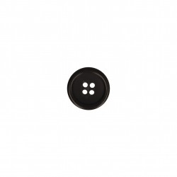Bouton plastique 4 trous Gris anthracite - 20mm