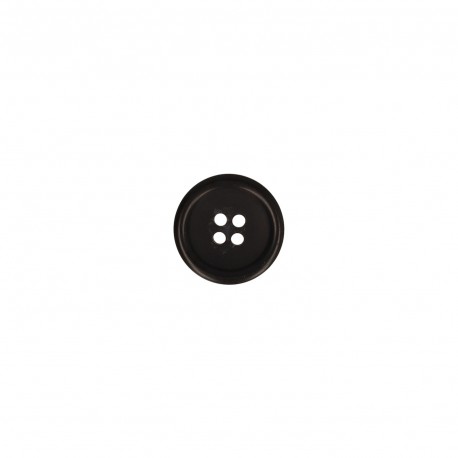 Bouton plastique 4 trous Gris anthracite - 20mm