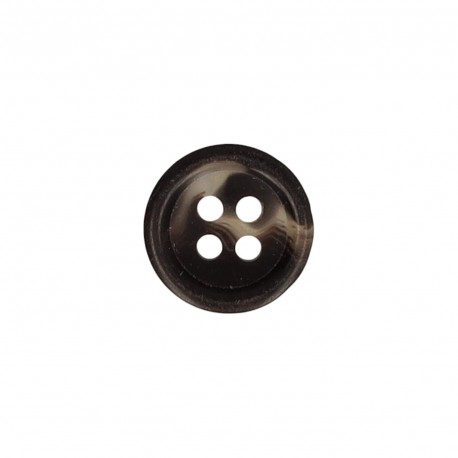 Bouton 4 trous marbre Gris anthracite - 