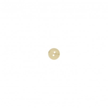 Bouton imitation corne transparent