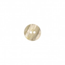 Bouton nacre naturel Blanc - 