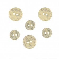 Bouton paillette argentée