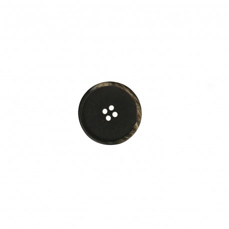 Bouton 4 trous marbré côté