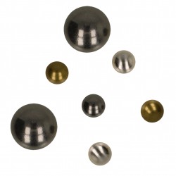 Bouton rond metal