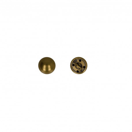 Bouton rond metal