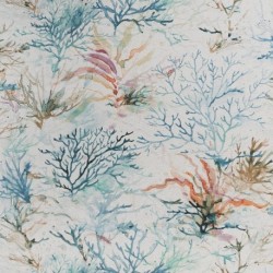 Toile Coton Lin Llorqui Bleu 