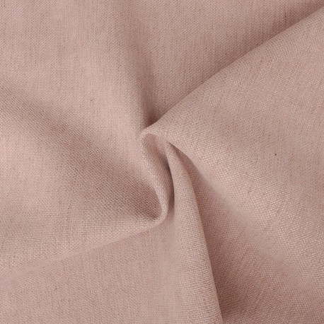 Tissu Vintage Uni Bois De Rose 