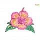 Motif fleur 19*16cm - Fleur