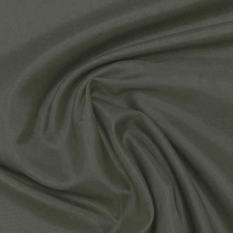 Tissu Doublure Toscane Antistatique Uni Brun/vert 