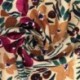 Tissu Viscose Imprimé Beige 