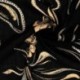 Tissu Viscose Imprimé Noir 