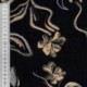 Tissu Viscose Imprimé Noir 