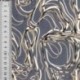 Tissu Viscose Imprimé Bleu Jean 