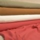 Tissu Gabardine Viscose Polyester Uni Violet Prune