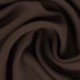 Tissu Gabardine Viscose Polyester Uni Marron 