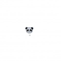 Pm motifs effet crochet - Panda
