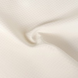 Tissu Jacquard Chess Waterproof Ecru 