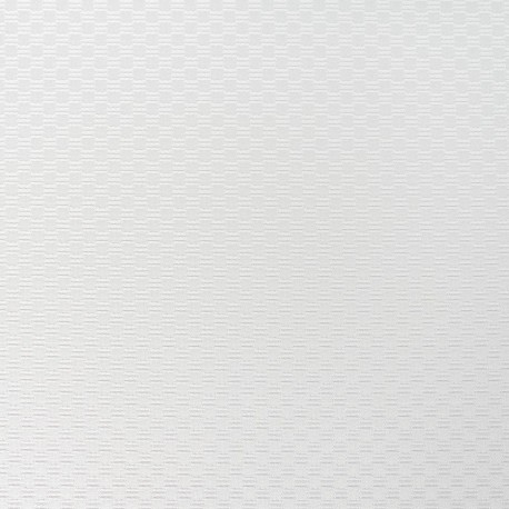 Tissu Jacquard Chess Waterproof Blanc 
