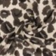 Tissu Viscose Imprimé Léopard Gris