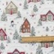 Tissu Jacquard Chenillé Baviel Noël 