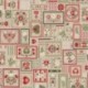 Tissu Edelweiss Patchwork Fond Coloris Lin 