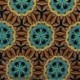 Tissu Coton Esprit Wax Bamori Glitter Curry Jade