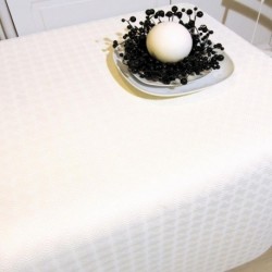 Tissu Protège Table Support Jersey Blanc