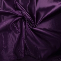 Tissu Satin Vegas Prune 